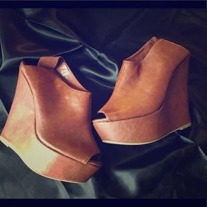 Steve Madden Peep Toe Wedges!